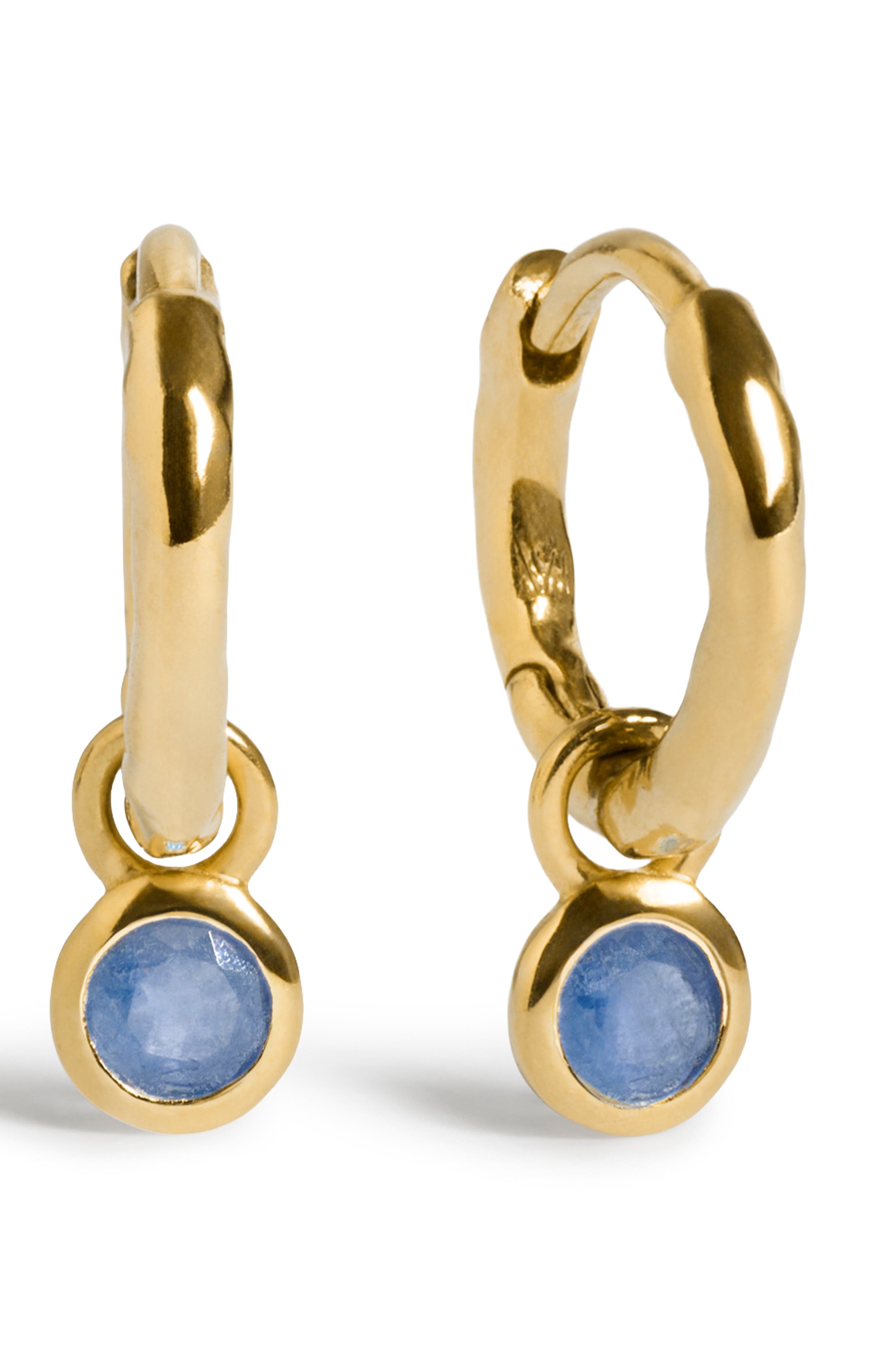 18K GOLD VERMEIL/ BLUE SAPPH