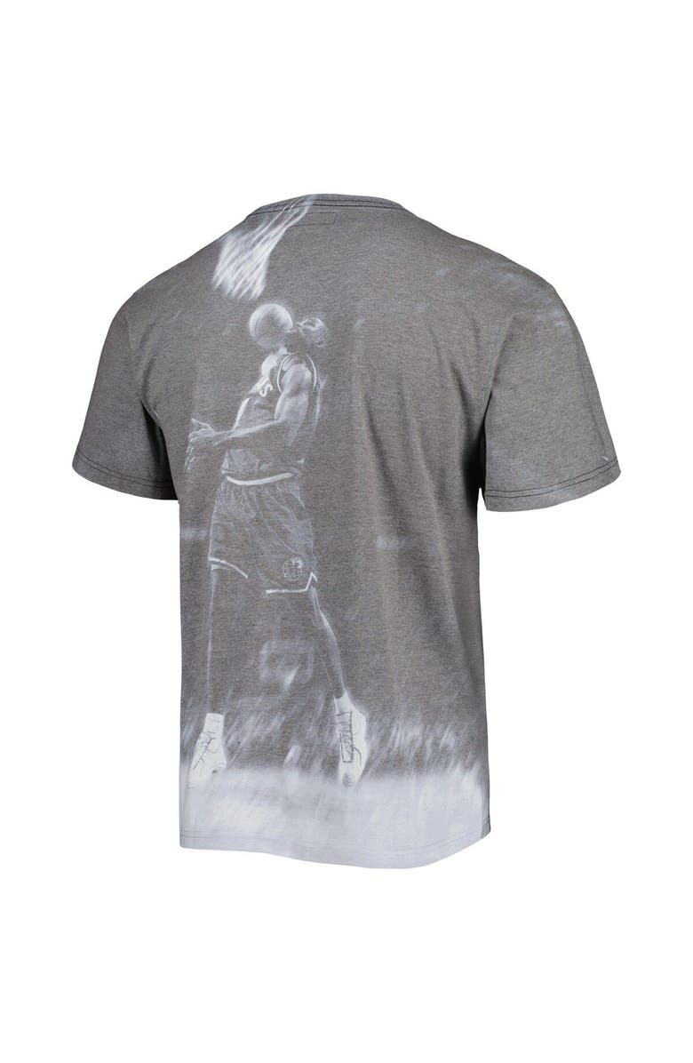 Mitchell & Ness Men's Mitchell & Ness Michael Finley Heather Gray Dallas Mavericks Above The Rim T-Shirt, Alternate, color, Gray