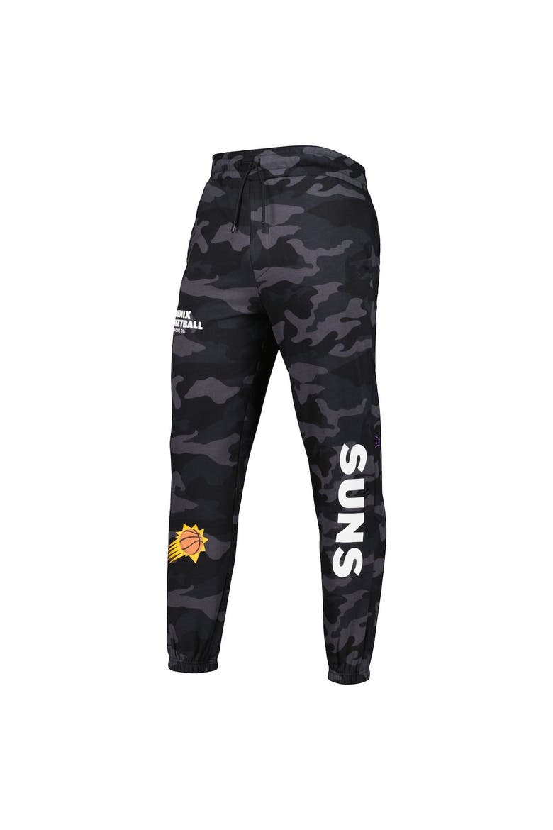 Men's New Era Black/Camo Phoenix Suns Tonal Joggers, Alternate, color, Black