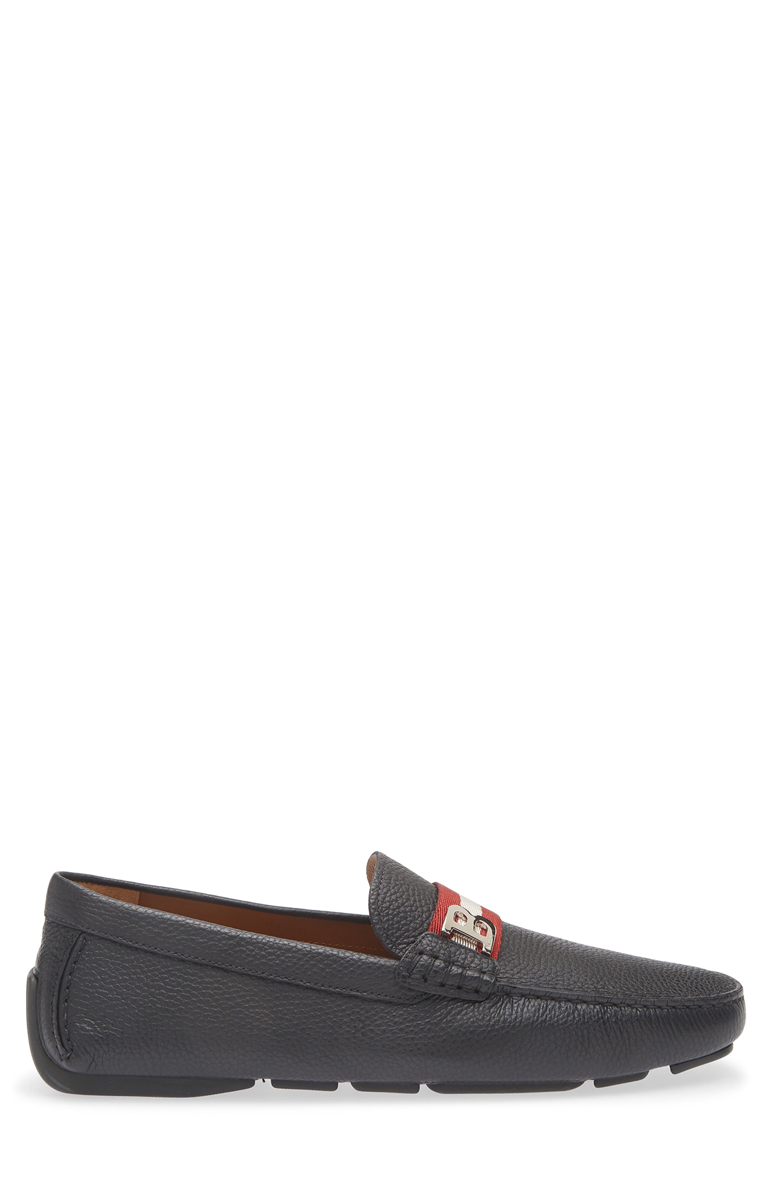 Bally Wiliam Driving Loafer, Alternate, color, Black