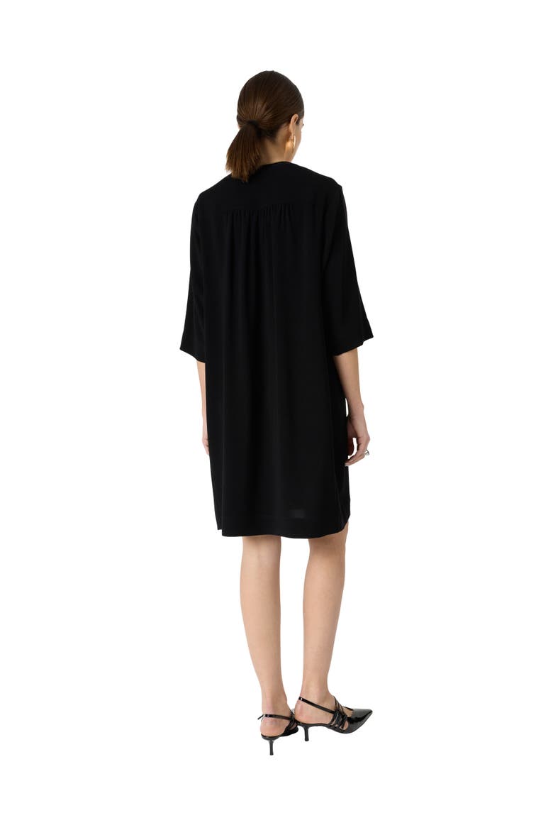Raysa V-Neck Shift Dress, Alternate, color, Black