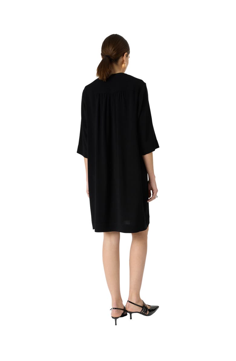 GERARD DAREL Raysa V-Neck Shift Dress, Alternate, color, Black