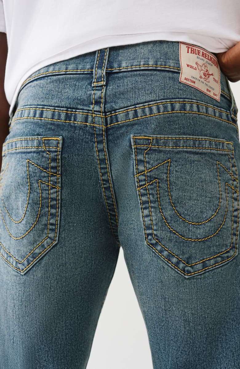 True Religion Ricky Big T Straight Leg Jeans, Alternate, color, Medium Fog Wash