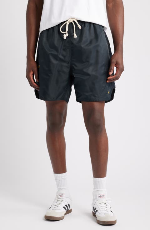 Olympic Embroidered Logo Nylon Shorts