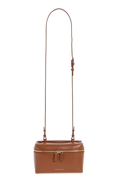 Vanity Case Leather Crossbody Bag