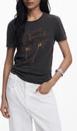 Desigual At the Beach Embroidered Cotton T-Shirt