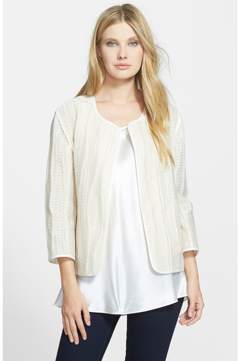 'Charlane' Topper, Main, color, IVORY