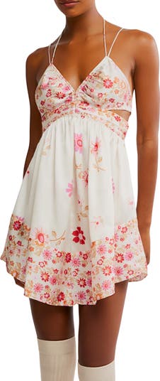Oasis Placed Floral Mini Slipdres