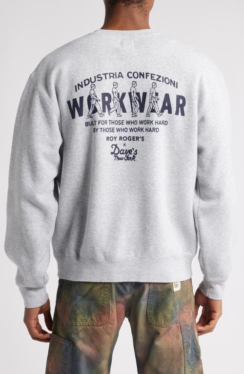 ROY ROGER'S X DAVE'S NEW YORK ROY ROGERS X DAVE'S NEW YORK GENDER INCLUSIVE LOGO GRAPHIC SWEATSHIRT
