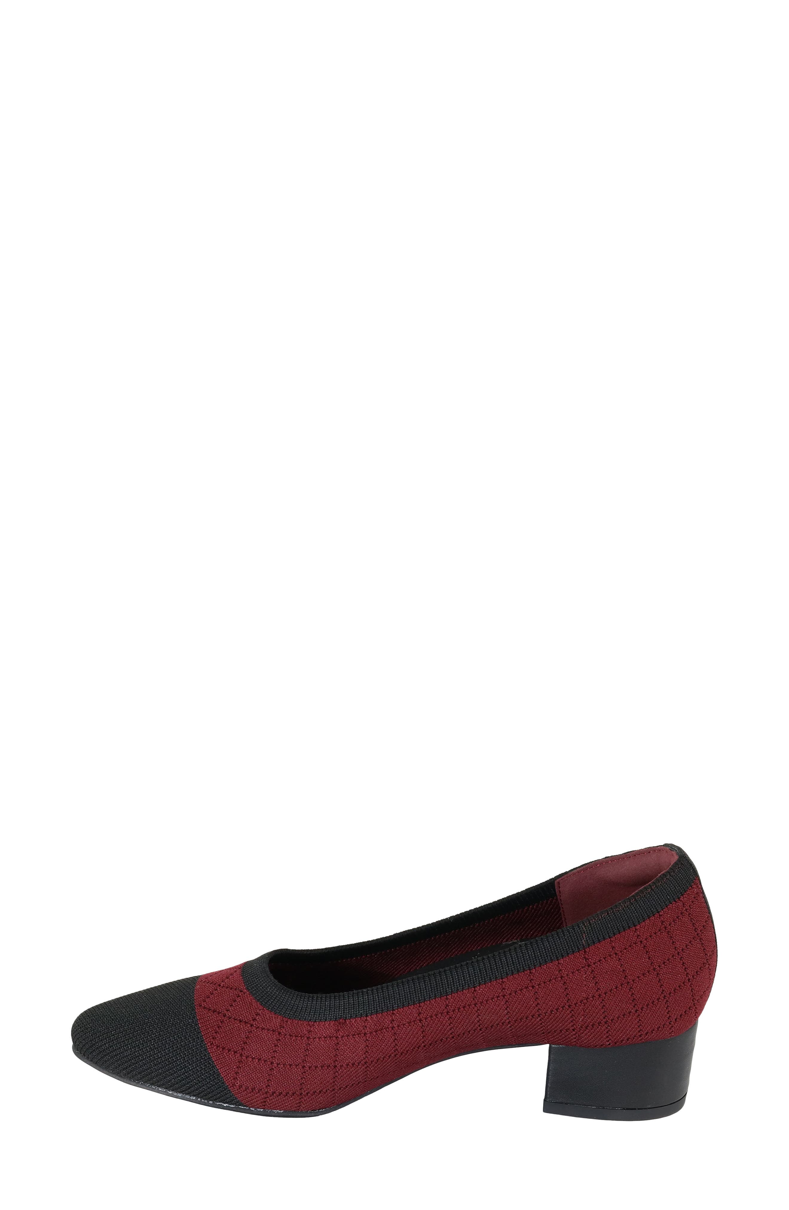 Cane Pump, Alternate, color, RED STRETCH FABRIC