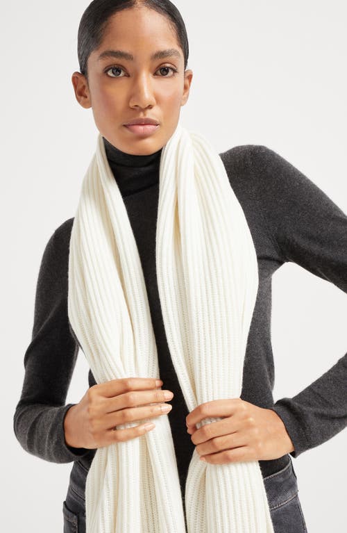 Brunello Cucinelli Knit Scarf In Brown