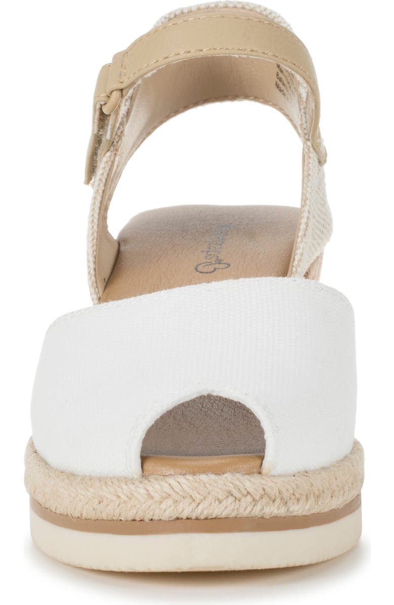 BARETRAPS Acadia Peep Toe Wedge Sandal, Alternate, color, White