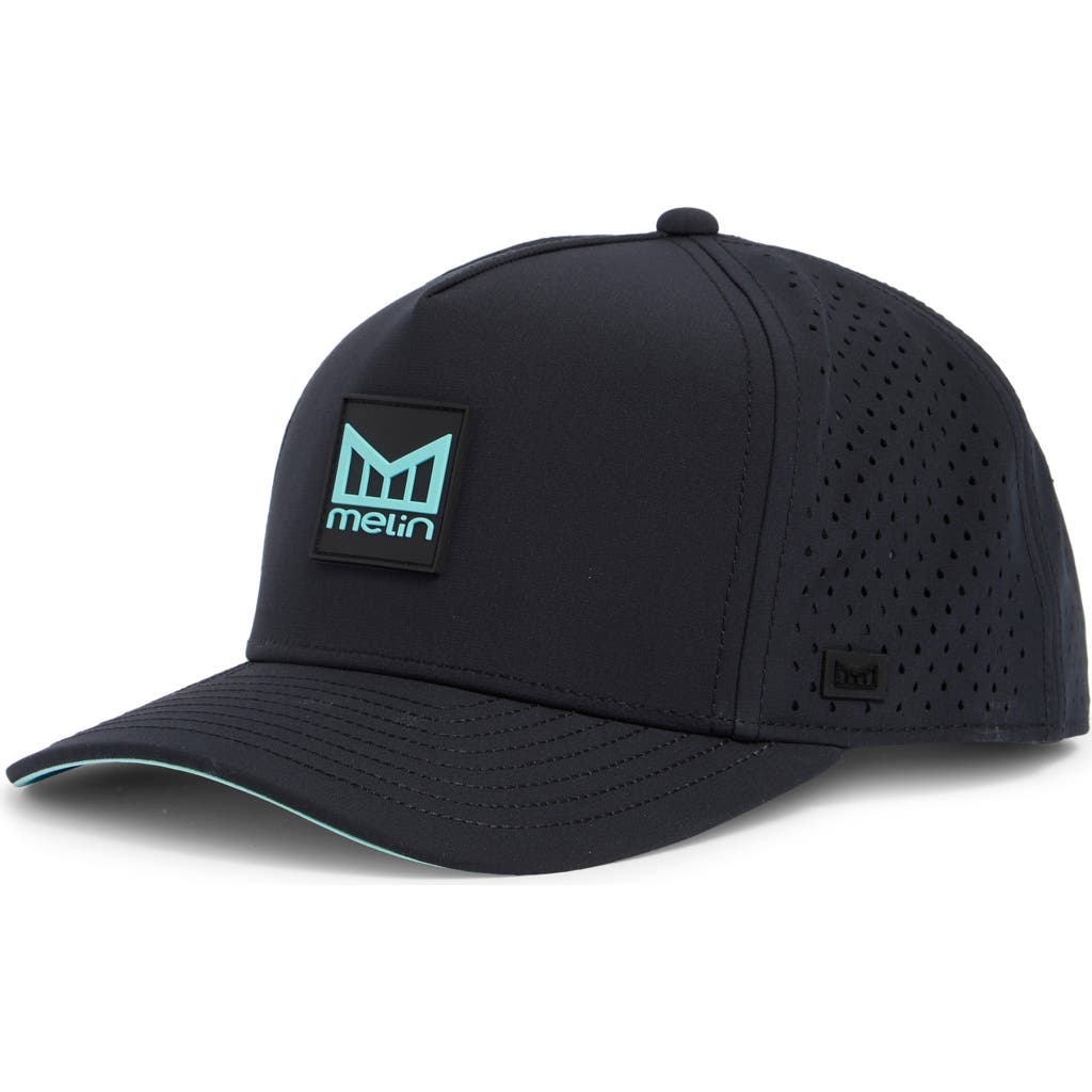 Melin Odyssey Stacked Hydro Performance Snapback Hat In Aqua Splash