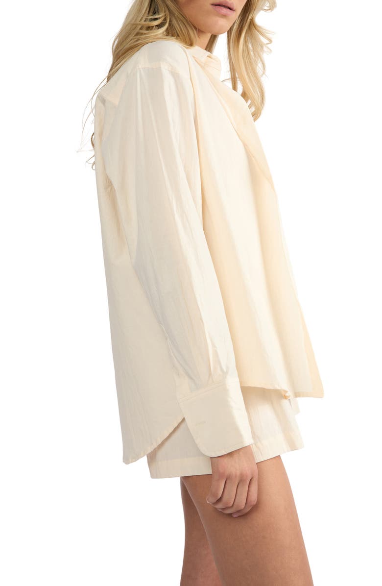Viens Avec Moi The Everyday Boyfriend Shirt, Alternate, color, Cream