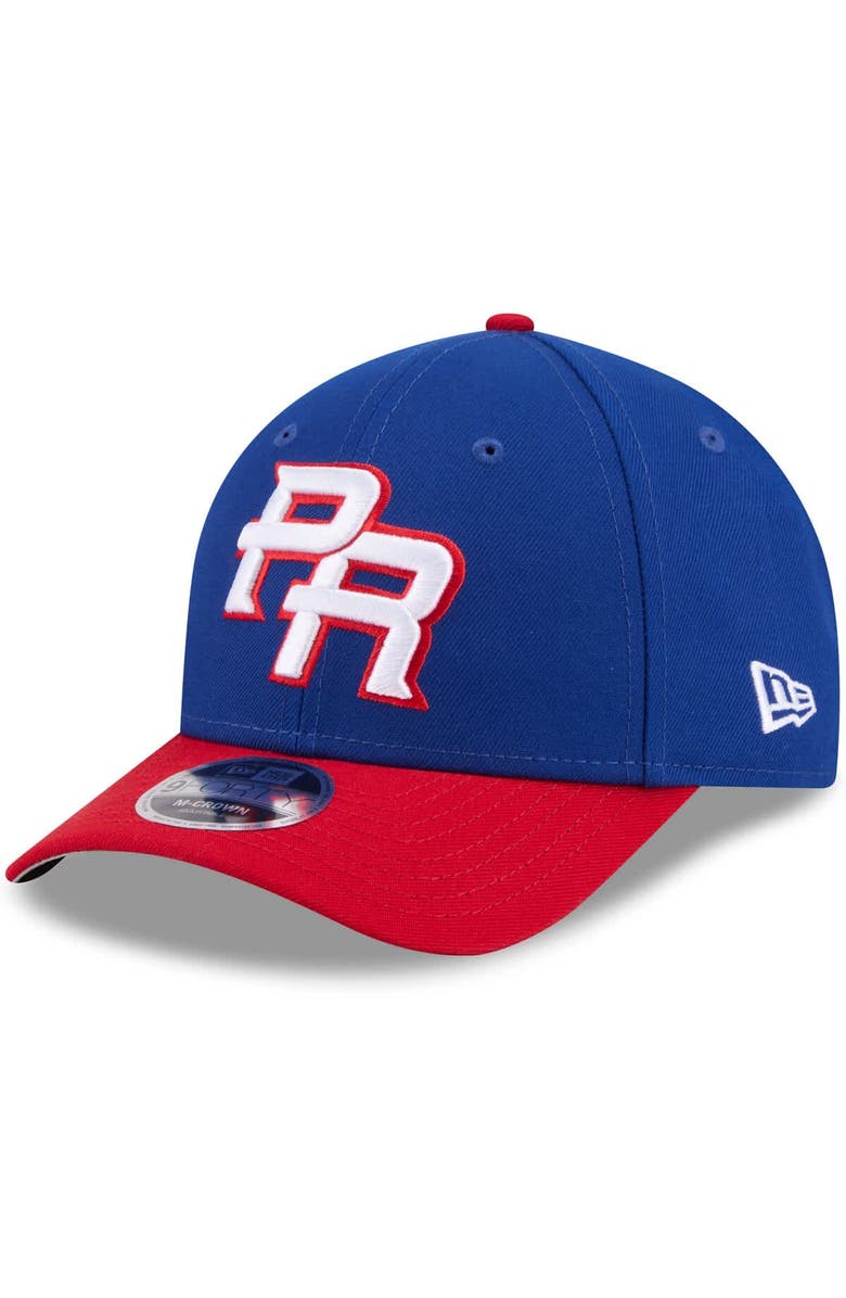 New Era Men's New Era  Blue/Red Puerto Rico Baseball 2026 World Baseball Classic 9FORTY M-Crown Adjustable Hat, Alternate, color, Blue
