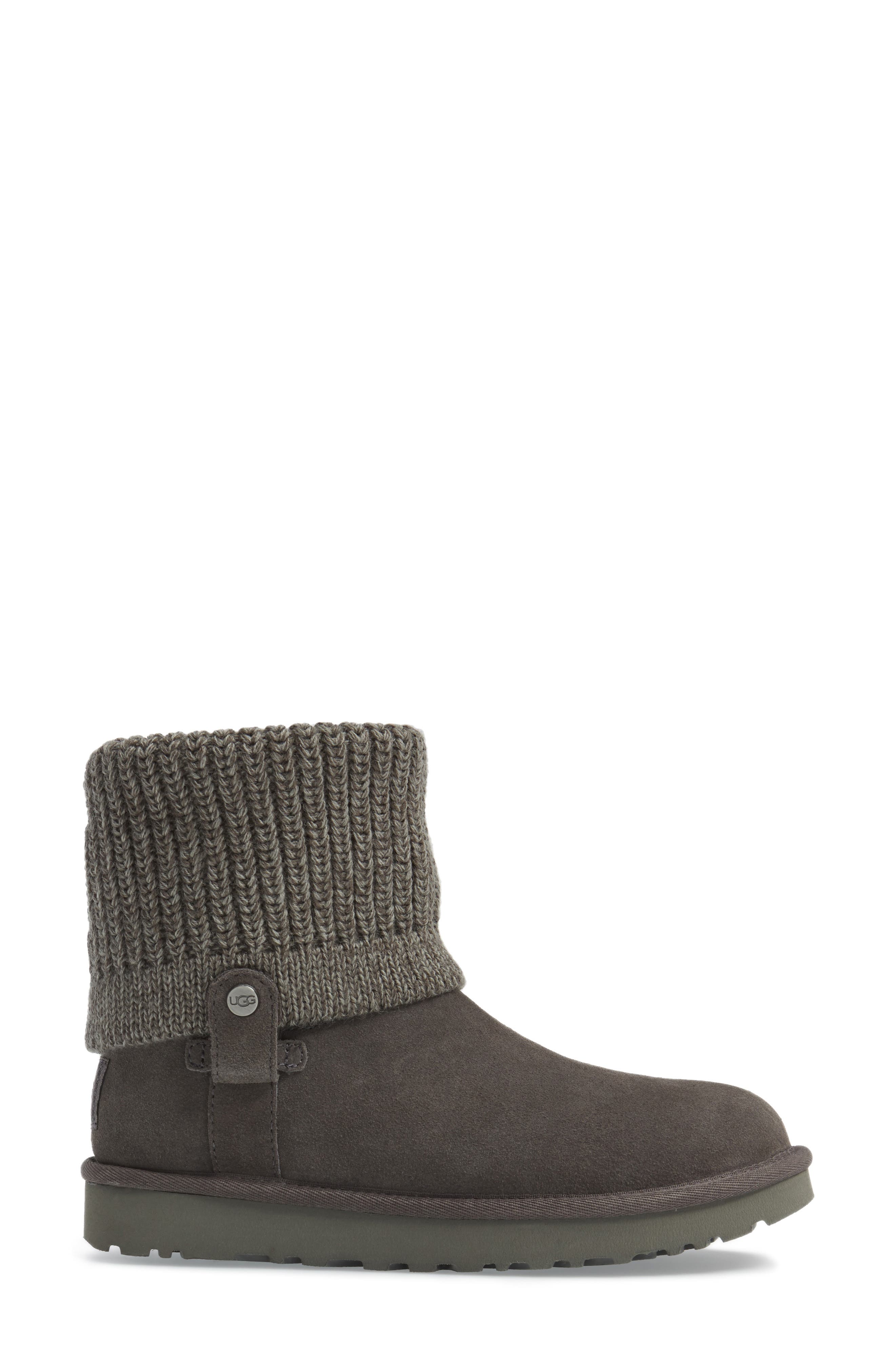 UGG<sup>®</sup> Saela Rib-Knit Cuff Boot, Alternate, color, 
