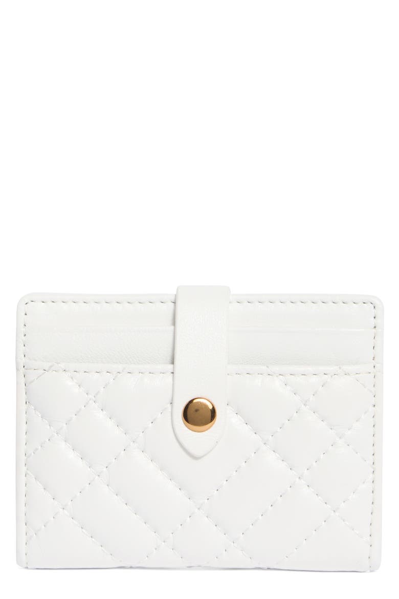 Brixton Card Case, Main, color, WHITE