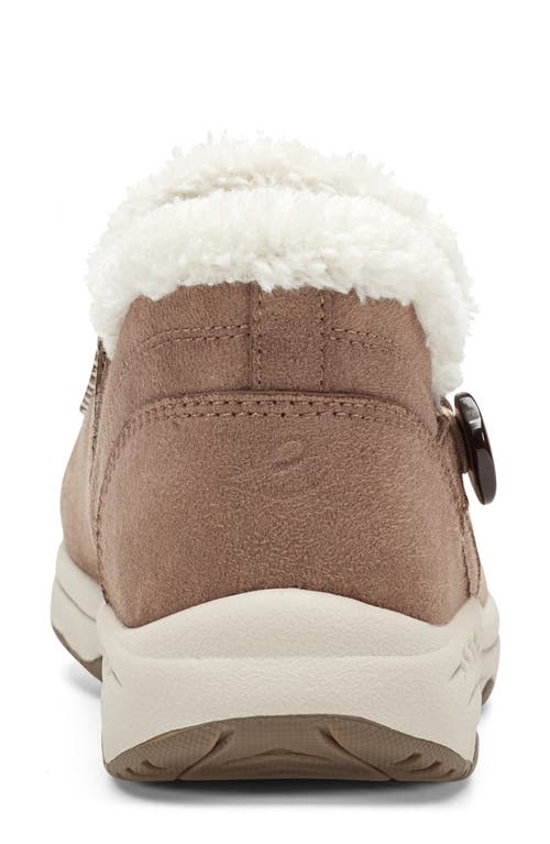 Easy Spirit Turner Faux Fur Lined Bootie In Brown
