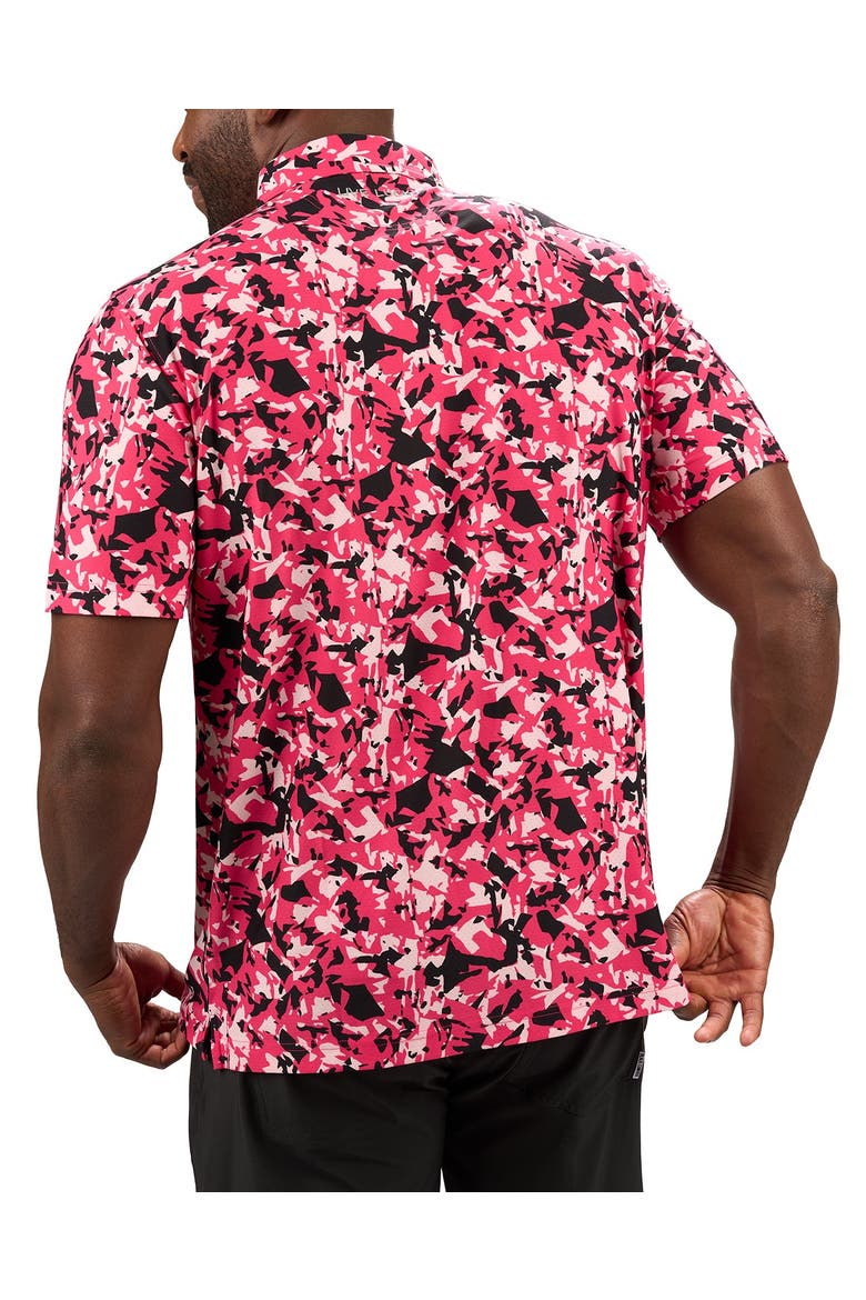 Camo Mix Polo, Alternate, color, Pink