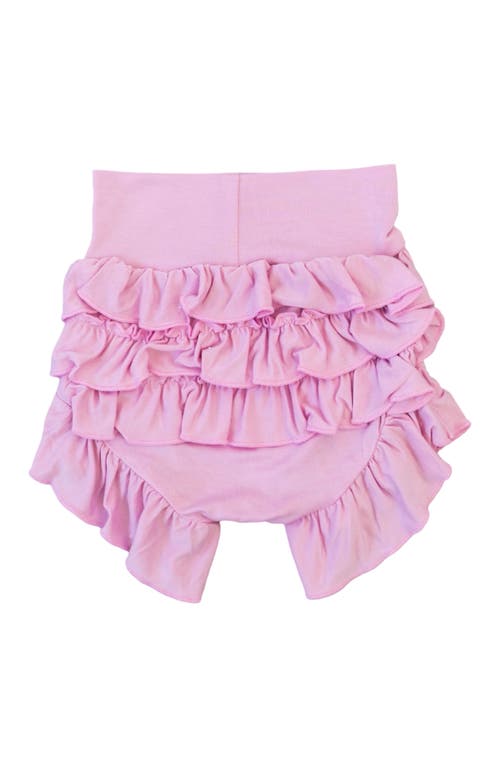 Laree + Co Lillian Ruffle Bummies In Pink