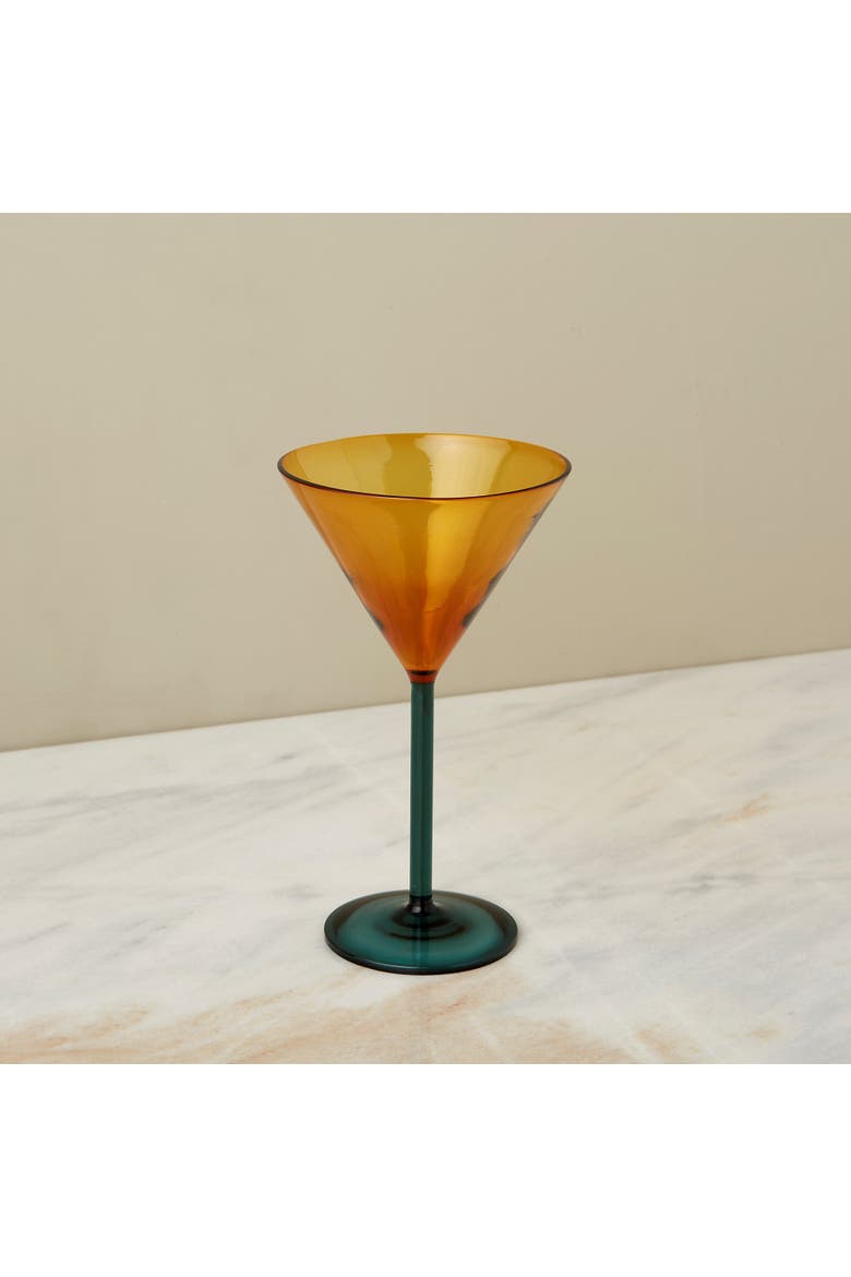 Niko Martini Glass, Alternate, color, Orange