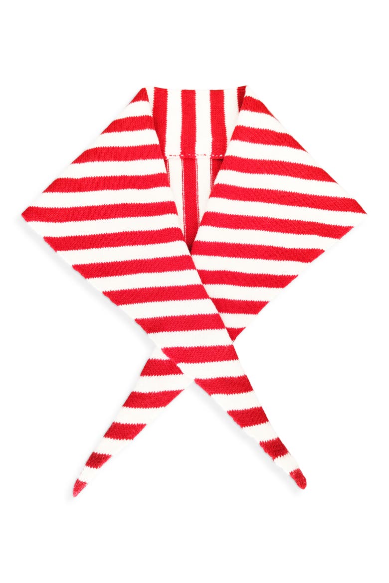 Dublin Striped Wool Scarf, Main, color, RED/WHITE