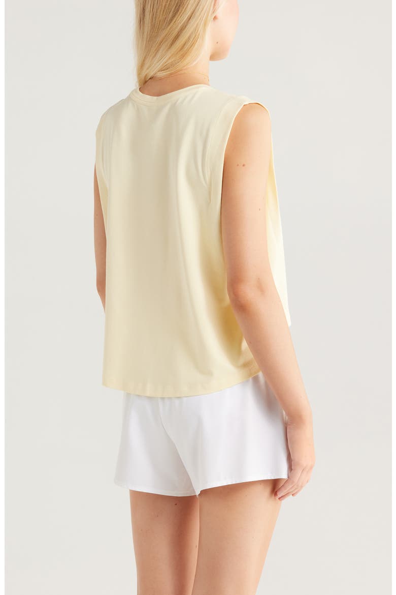 New Take Boxy Tank Top, Alternate, color, YELLOW FLAN