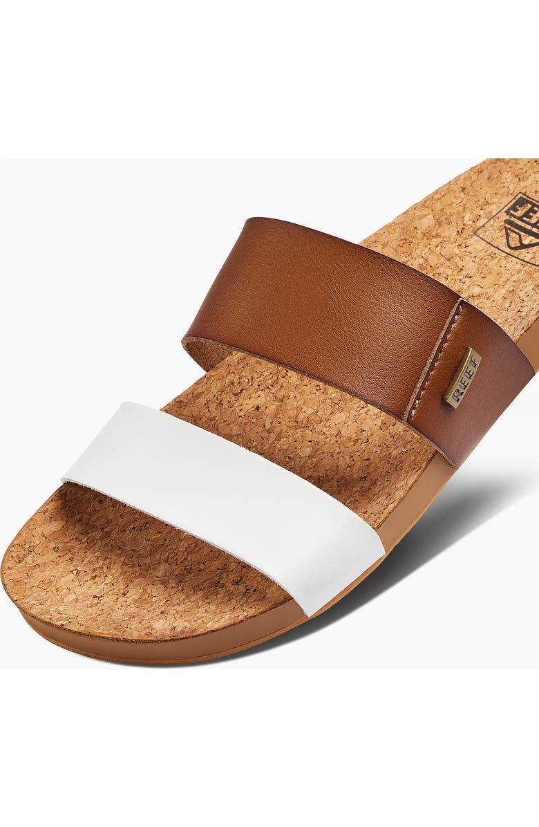 Reef Cushion Bounce Vista Slide Sandal, Alternate, color, White