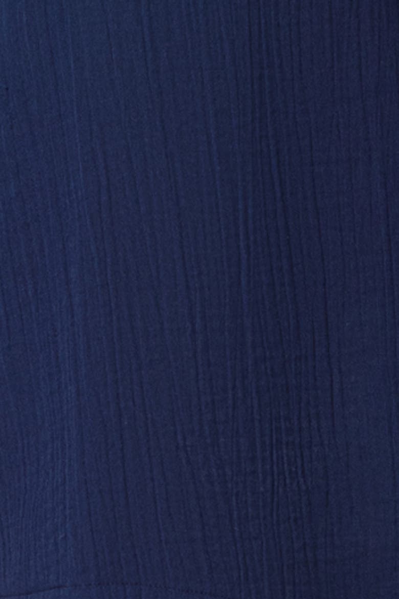 Island V-Neck Dress, Alternate, color, Navy