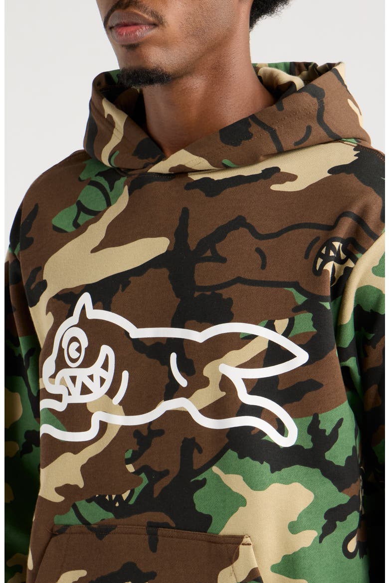 Caramel Cotton Camouflage Graphic Hoodie, Alternate, color, CAMO