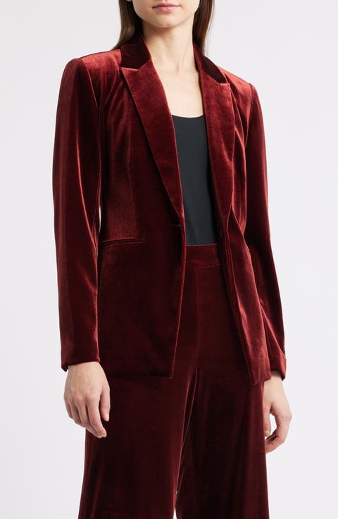 The Lucia Velvet Blazer