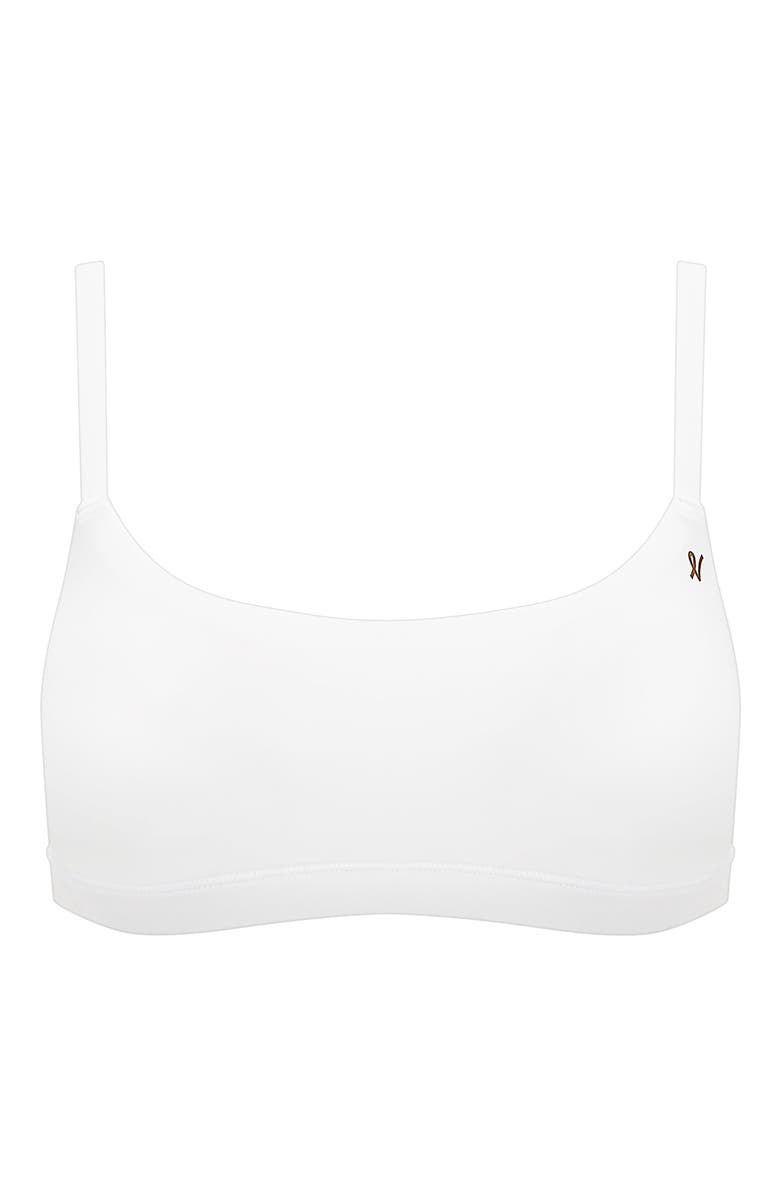 Nudea The Stretch Scoop Neck Bralette, Alternate, color, White