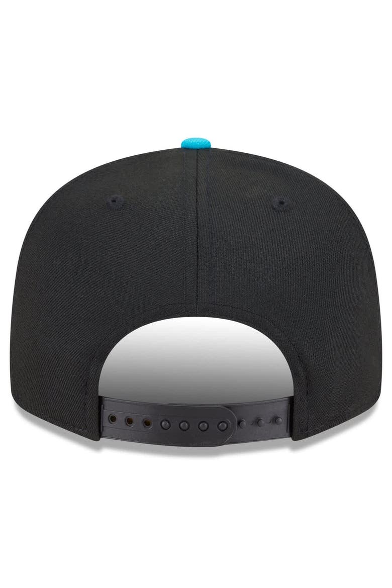Men's New Era Black/Pink Miami Marlins 2025 City Connect 9FIFTY Snapback Hat, Alternate, color, Black