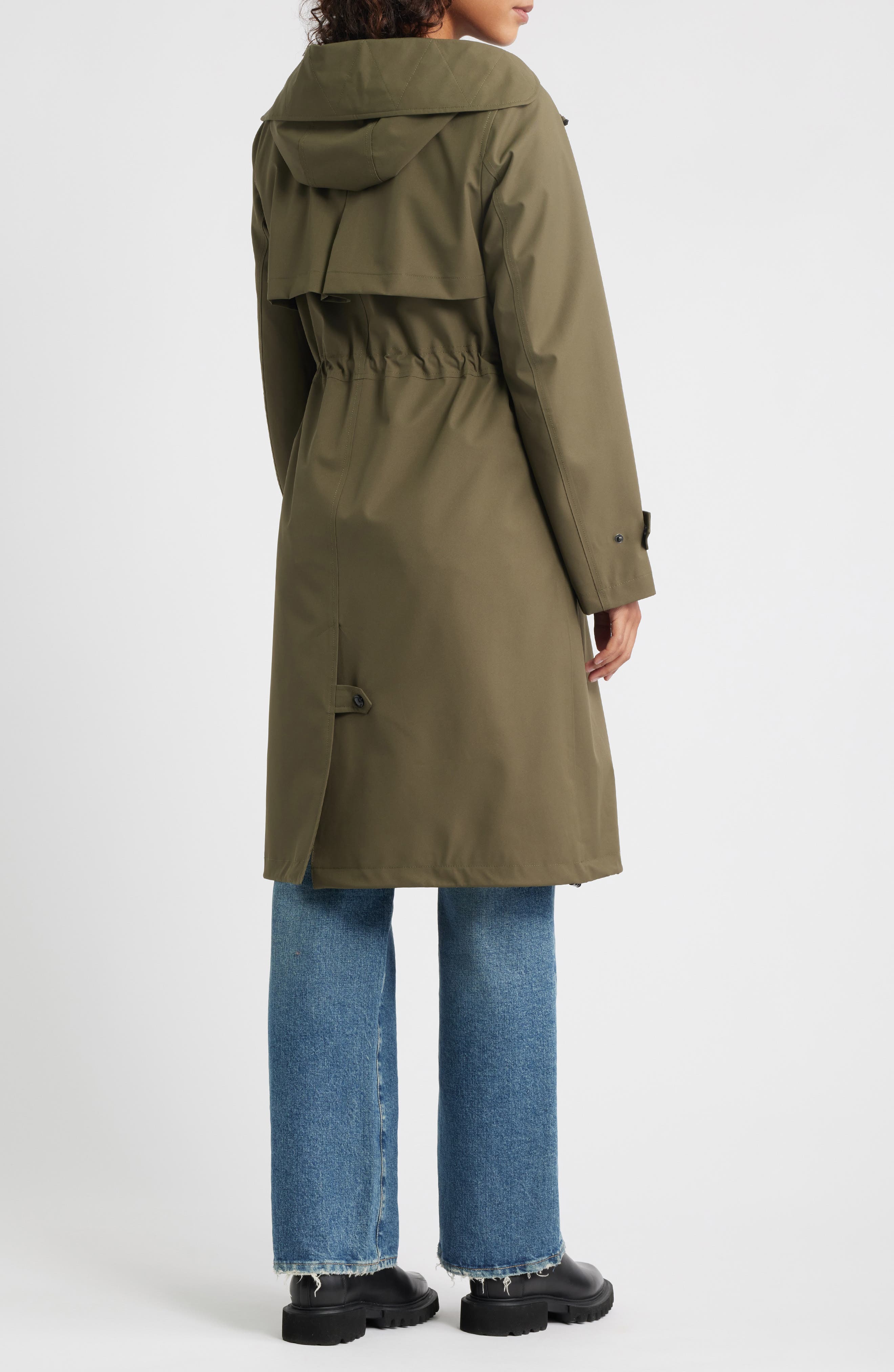 Hooded Longline Coat - image 4