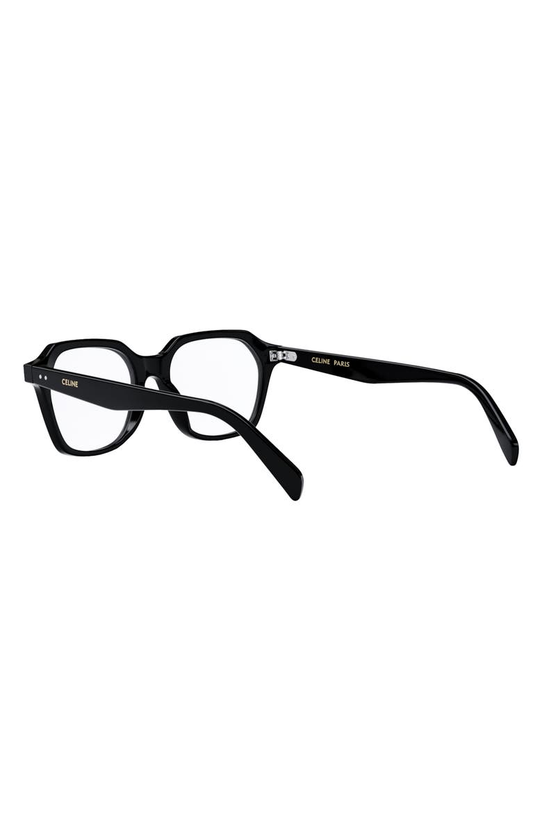 CELINE Thin 2 Dots 52mm Square Optical Glasses, Alternate, color, 