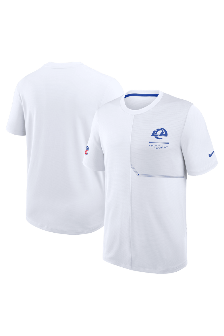 Men's Nike  White Los Angeles Rams Sideline UV Dri-FIT Coaches Shirt, Main, color, White