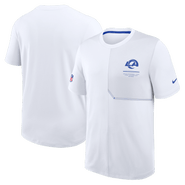 Nike Men's Nike White Los Angeles Rams Sideline UV Dri-FIT Coaches Shirt
