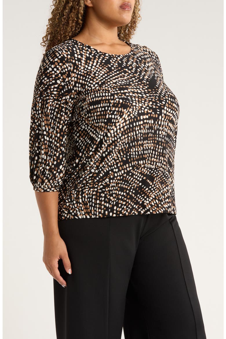 Scattered Dot Top, Alternate, color, JONES BLACK MULTI