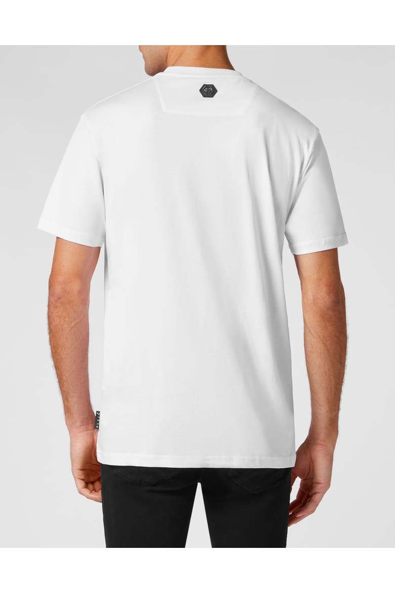 T-Shirt Round Neck Men, Alternate, color, white