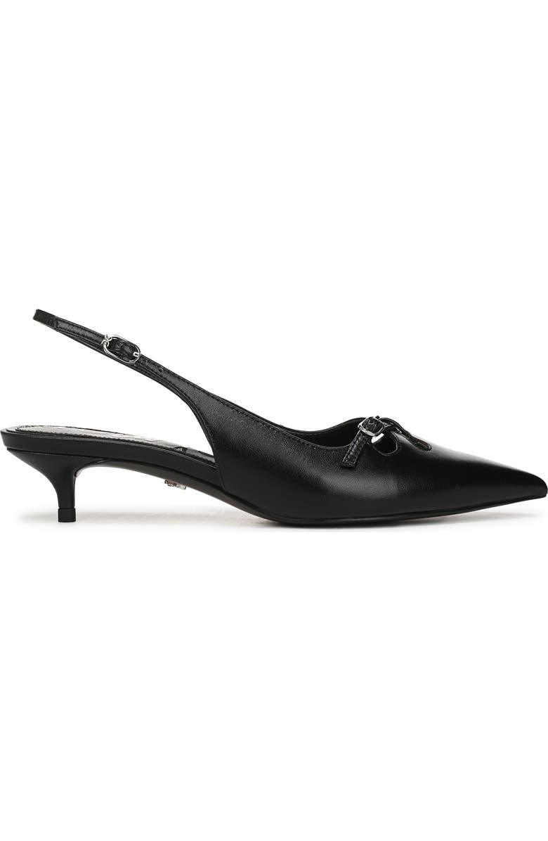 Sam Edelman Fauna Kitten Heel Slingback Pump, Alternate, color, Black