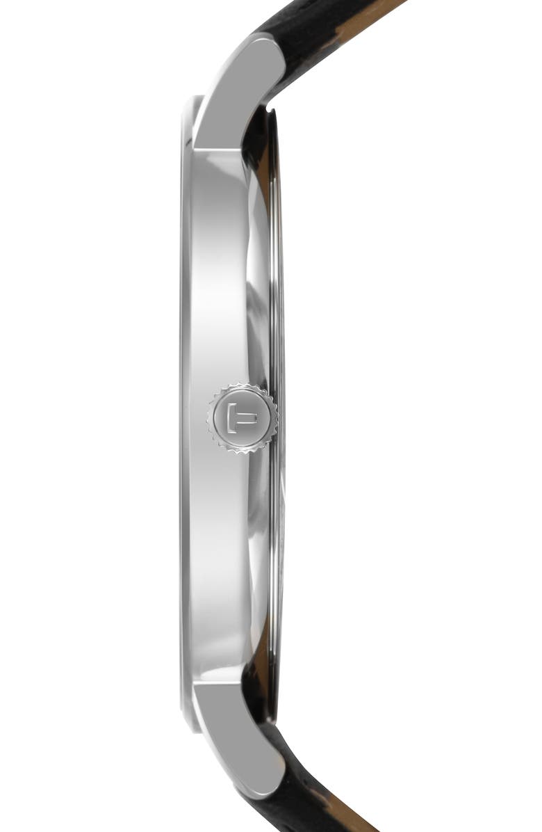 Tissot Everytime Leather Strap Watch, 42mm, Alternate, color, 