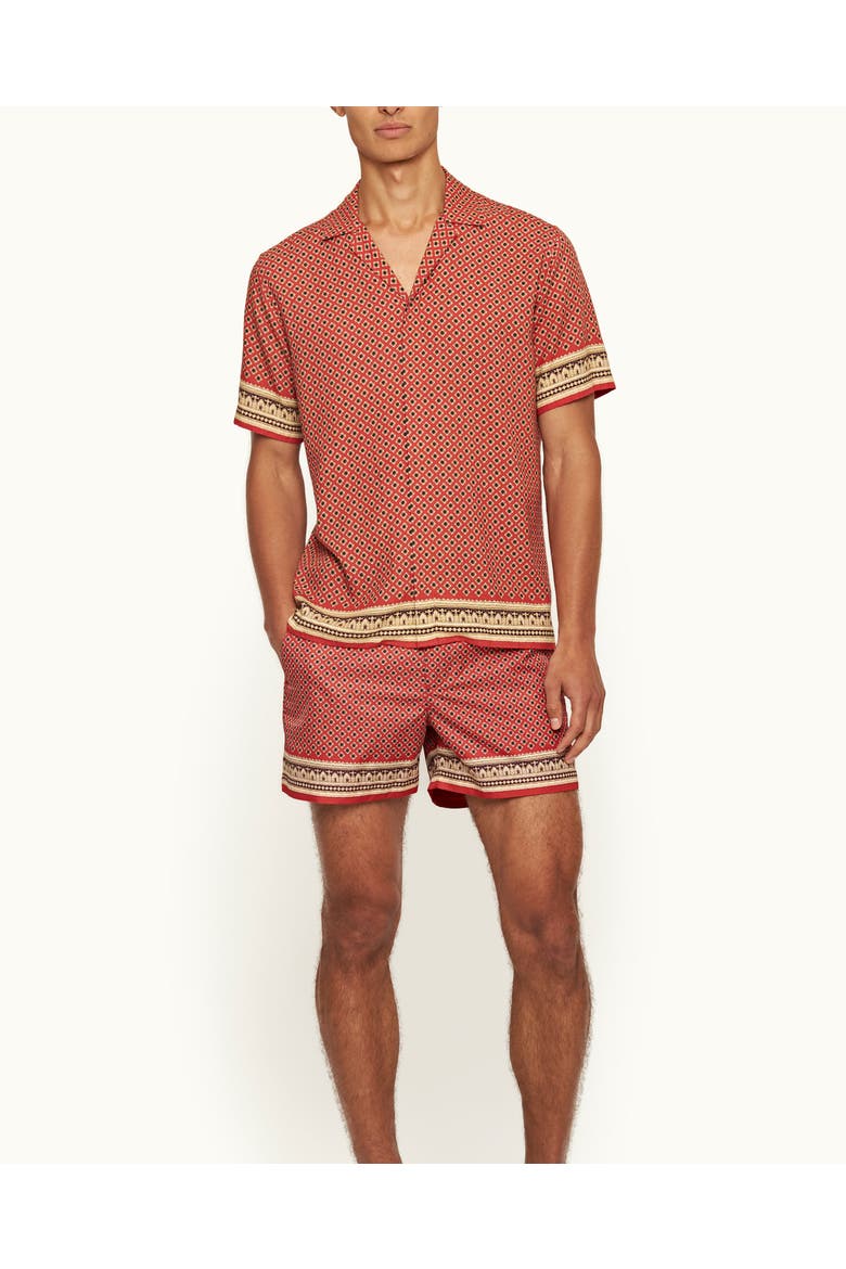 Maitan Relaxed-Fit Shirt, Main, color, Summer Red