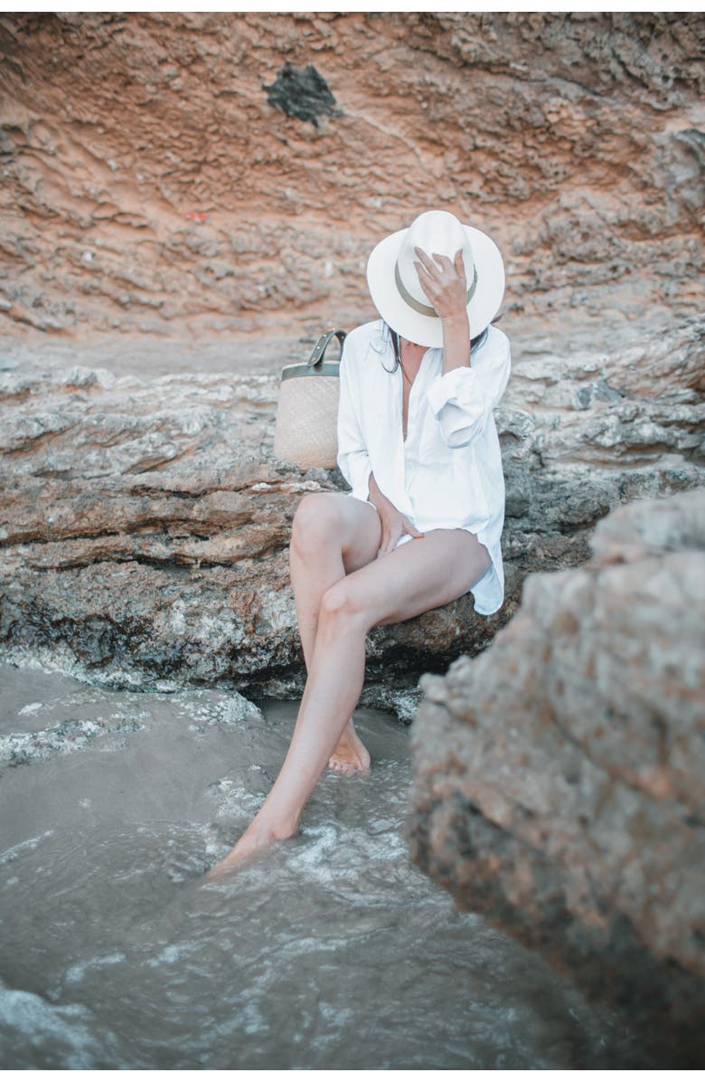 Lastelier Panama army green straw hat, Alternate, color, Army Green