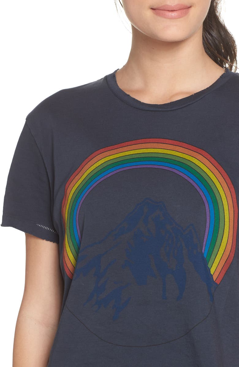 Aviator Nation Mountain Rainbow Tee, Alternate, color,
