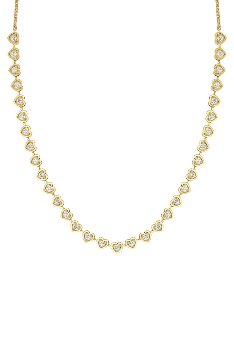 Bony Levy Kiera Tennis Necklace, Main, color, 18K Yellow Gold