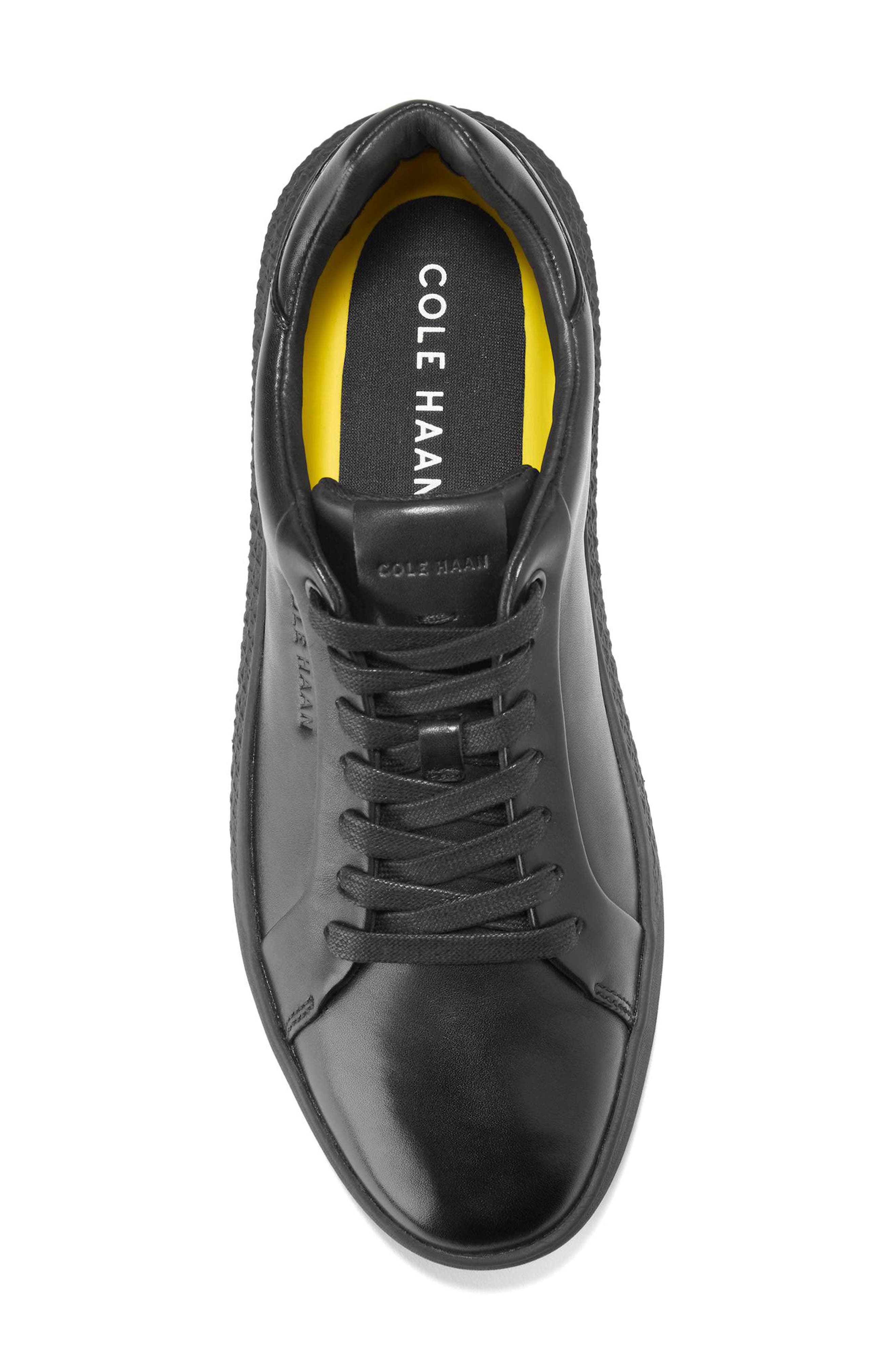 Cole Haan Grand Hurrion Cup LTT Low Top Sneaker, Alternate, color, Black / Black