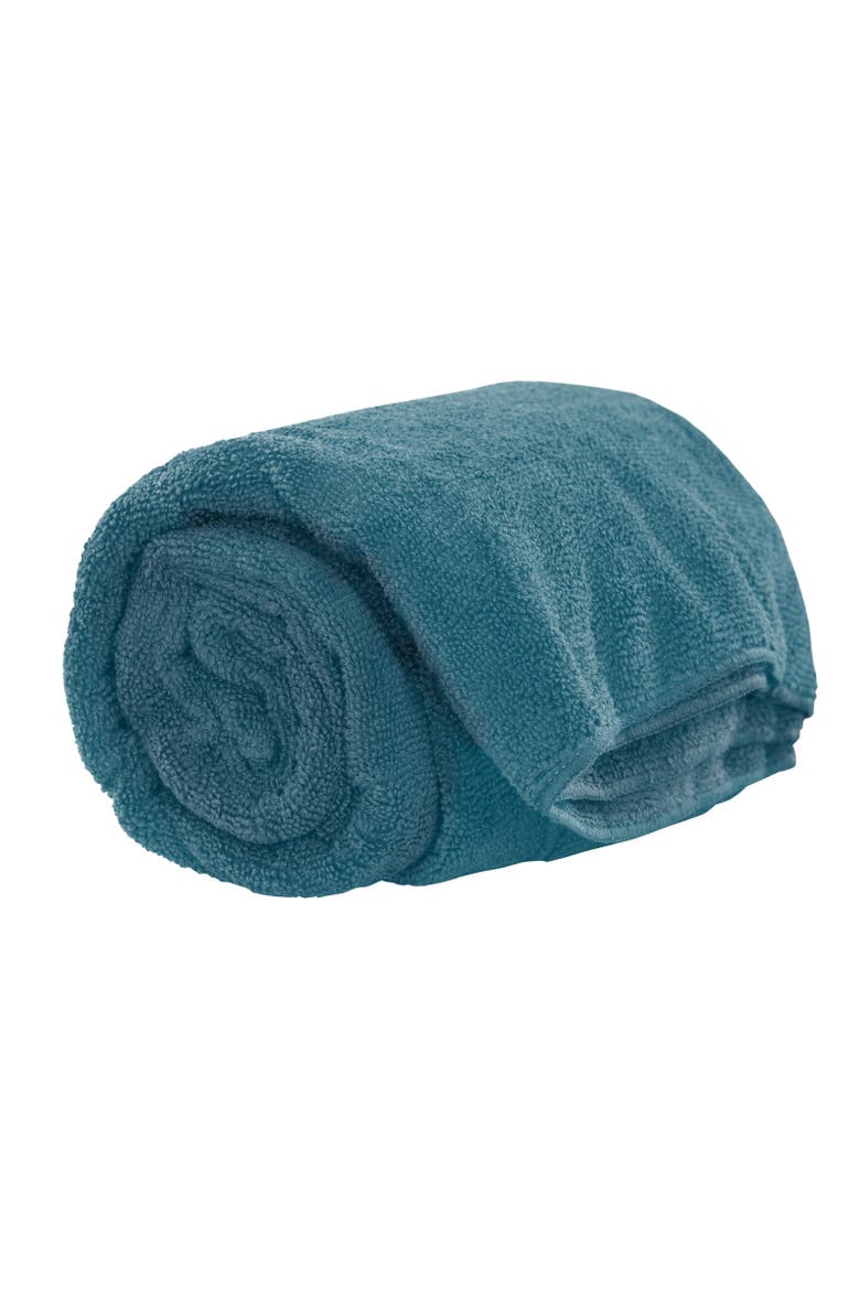 Wringin Soft Touch Mega Size Terry Towel, Alternate, color, Blue Bottle
