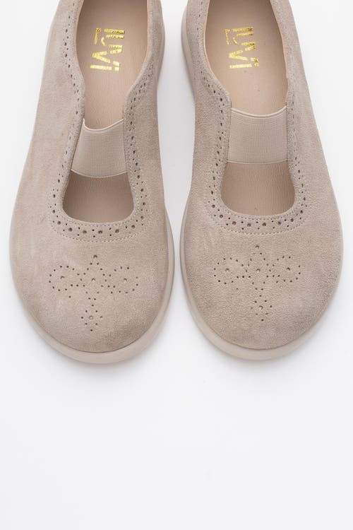 Forever & Always Shoes Chelle Elastic Leather Flat