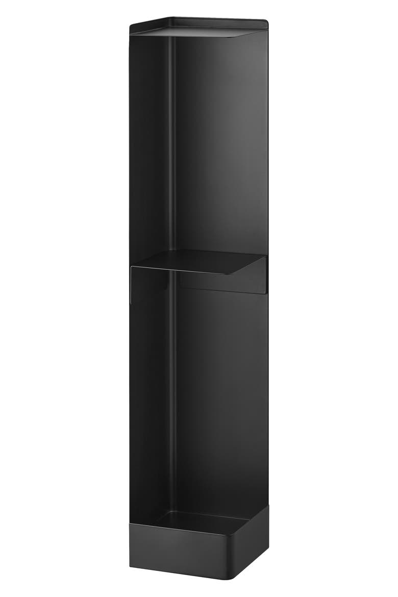 Rolling Bathroom Organizer, Main, color, BLACK
