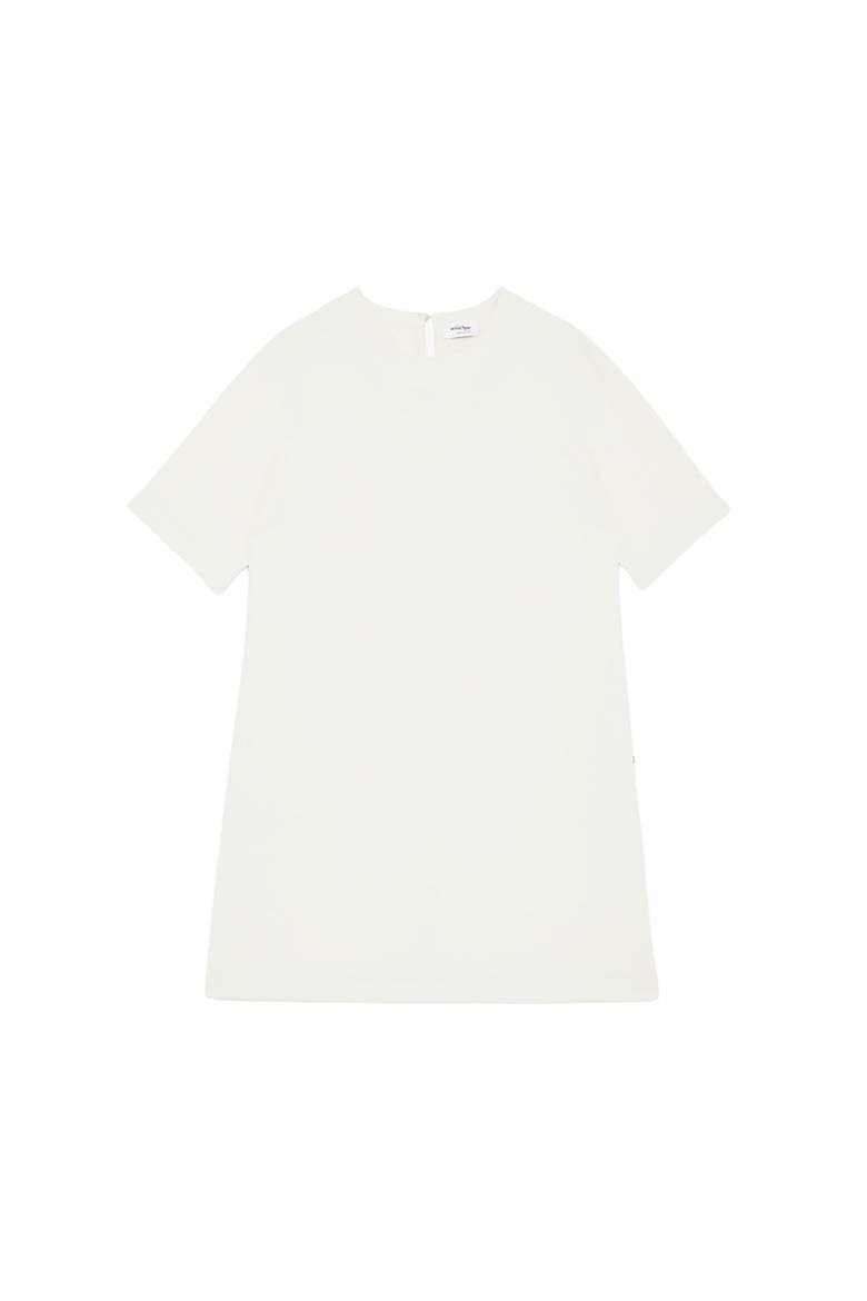 Solid Short Dress, Alternate, color, Ecru